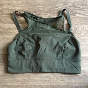 Lululemon Green Sports Bra Size 8